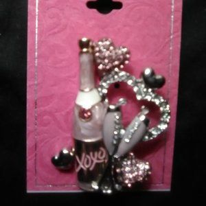 Valentine's Day  Bling Brooch